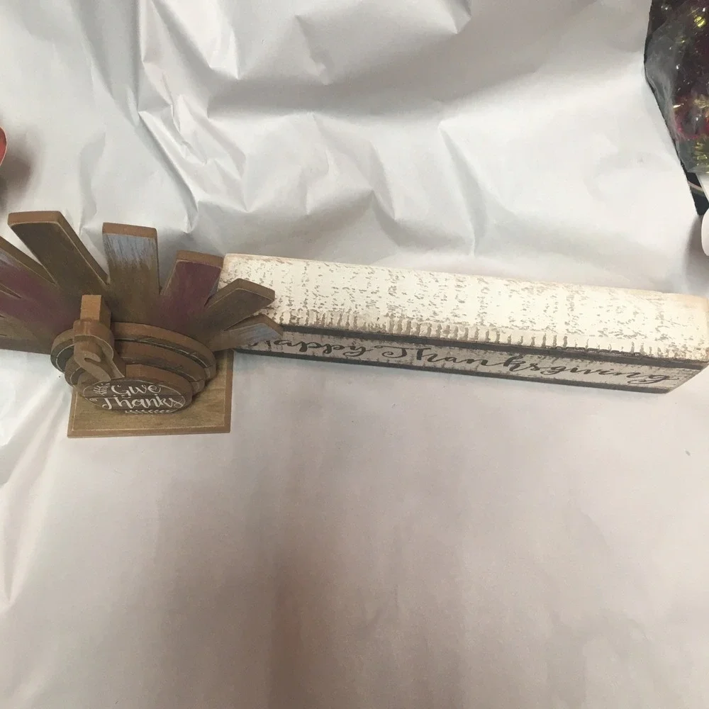 N/A thanksgiving wooden